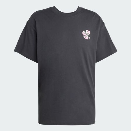 ADIDAS ORIGINALS T-shirt oversize logo floral Carbon HOMME