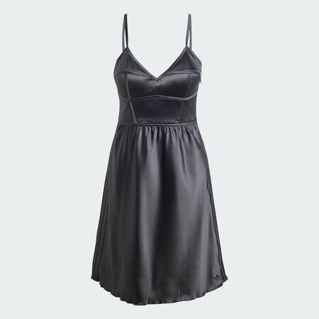 ADIDAS ORIGINALS Satin Dress Carbon WOMEN