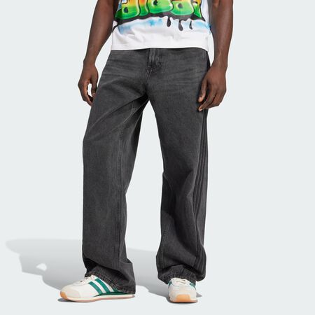 Adilenium Season 3 Loose Fit Denim Pants : Black
