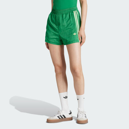 Short adidas Originals Pin-stripe Satin : Green