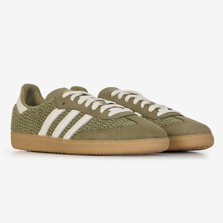 ADIDAS ORIGINALS samba SAMBA OG COTTON KNIT KHAKI/BEIGE MEN
