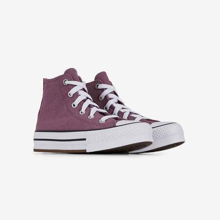 CONVERSE chuck taylor all star CHUCK TAYLOR ALL STAR EVA LIFT HI FLORAL VIOLET/BLANC CADET