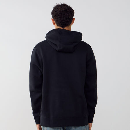 NIKE HOODIE CLUB SMALL LOGO BLACK/PINK MEN