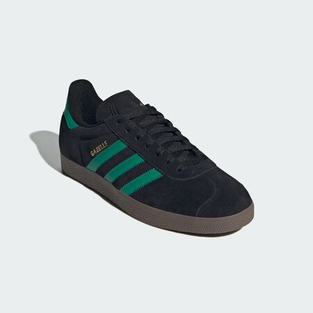 Chaussure Gazelle : Core Black / Court Green / Cloud White
