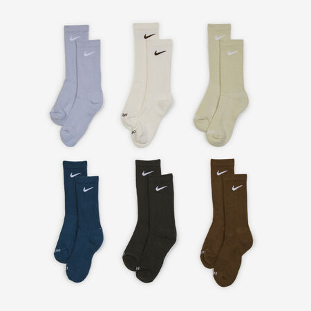 NIKE CHAUSSETTES X6 CREW CUSHION MARINE/VERT HOMME