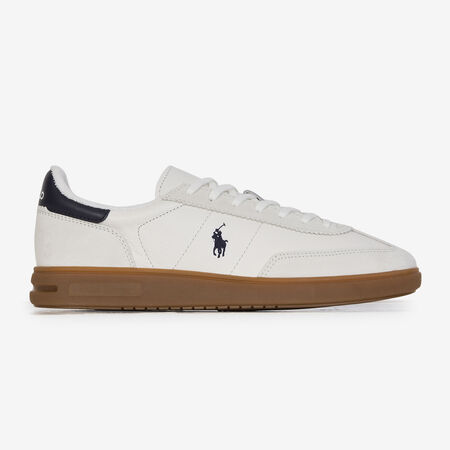 POLO RALPH LAUREN BEDFORD LEATHER BLANC/MARINE HOMME