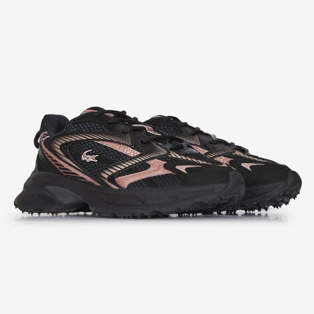 LACOSTE L003 NEO SHOT NOIR/ROSE FEMME