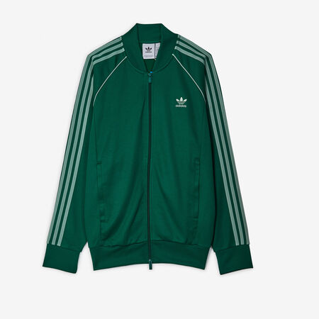 ADIDAS ORIGINALS JACKET TRACKTOP FZ ADICOLOR VERT HOMME