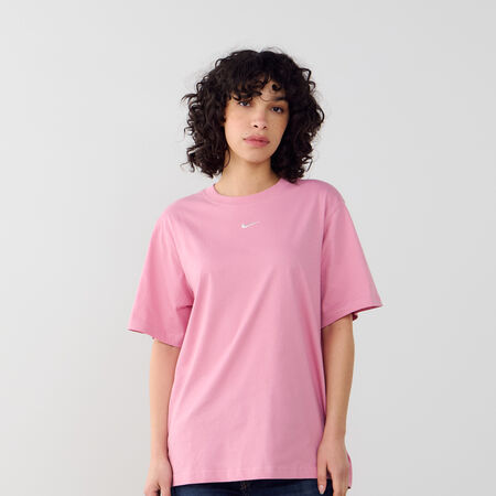 NIKE TEE SHIRT OVERSIZE PHOENIX ESSENTIAL ROSE/BLANC FEMME
