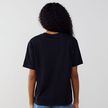 JORDAN TEE SHIRT CORE ESSENTIAL BLACK/WHITE WOMEN