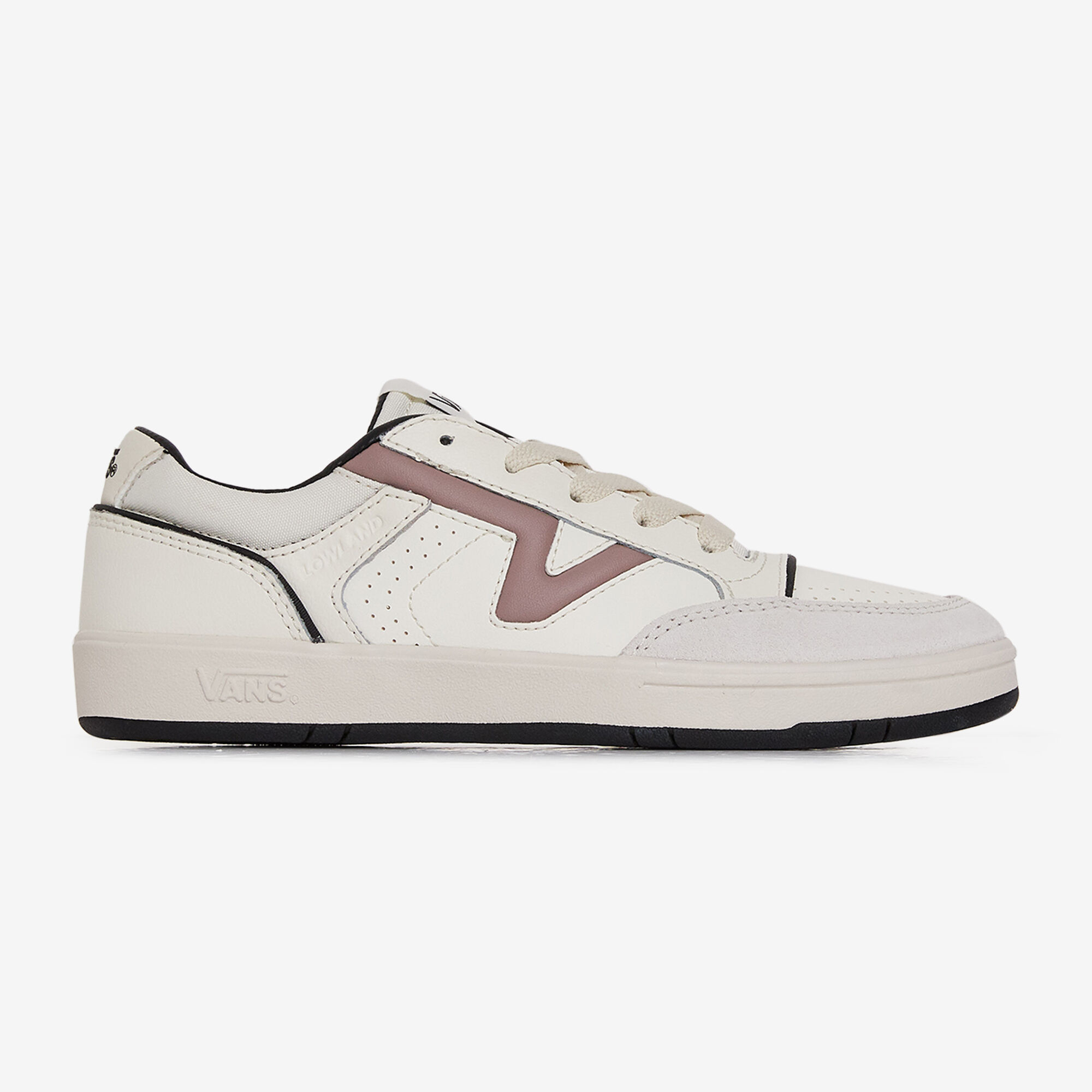 VANS LOWLAND BEIGE MARRON SNEAKERS FEMME Courir