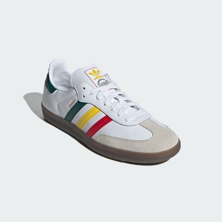 ADIDAS ORIGINALS samba Samba OG Shoes Cloud White / Yellow / Collegiate Green UNISEX