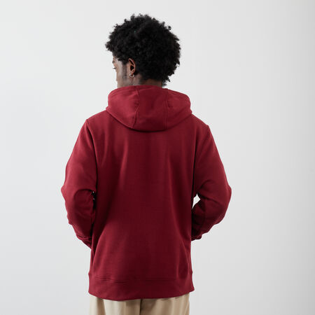 NIKE HOODIE BB STACK BURGUNDY MEN