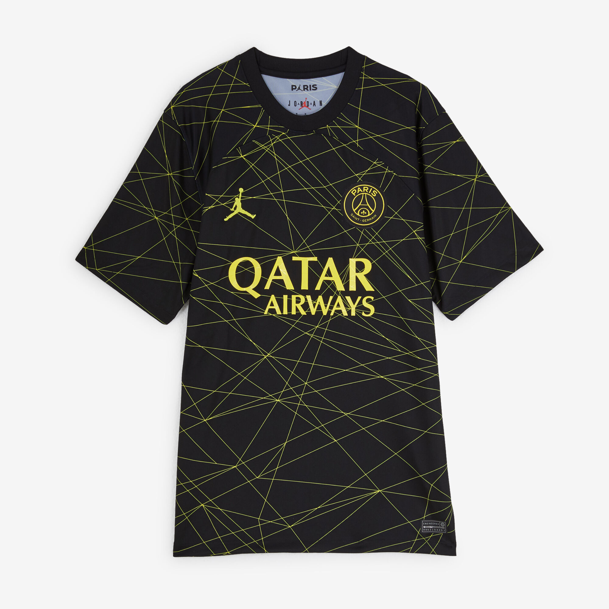 Maillot psg 2025 jordan noir junior