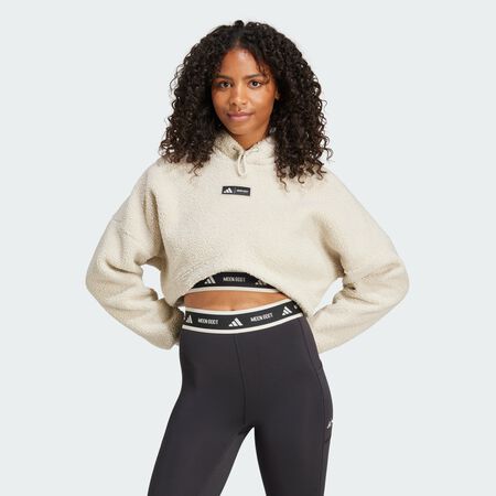 ADIDAS SPORTSWEAR adidas x MOON BOOT Cropped Hoodie Bliss WOMEN