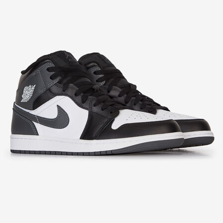 JORDAN air jordan 1 JORDAN 1 MID WHITE/GREY MEN