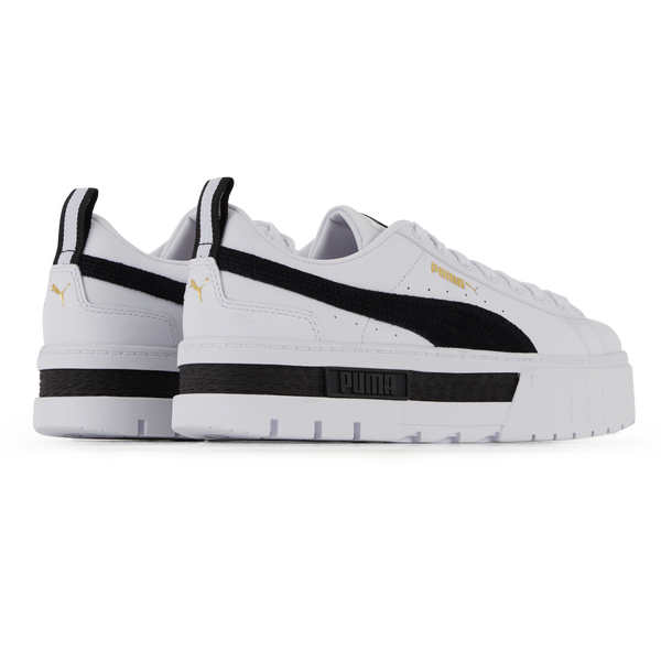 Puma blanche semelle noire best sale