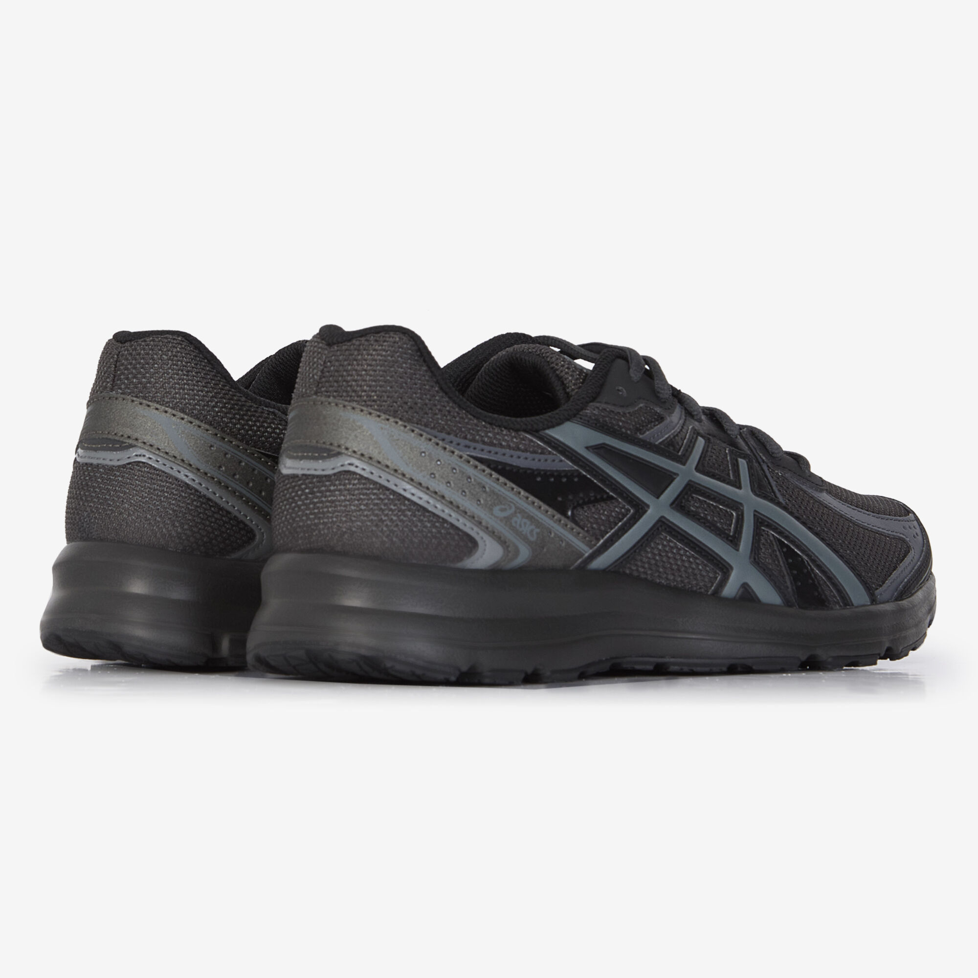 Baskets Asics BASKETS JOG NOIRES ET ARGENTÉES - vue 4