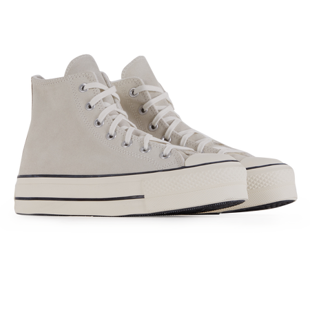 CONVERSE chuck taylor all star CHUCK TAYLOR ALL STAR LIFT HI SUEDE BEIGE WOMEN
