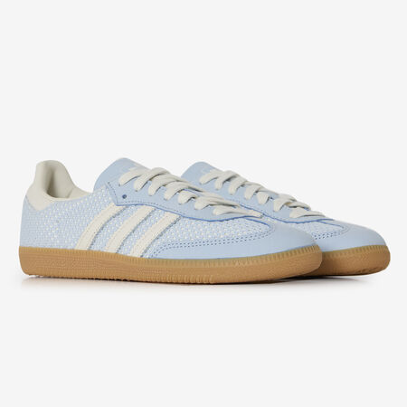 ADIDAS ORIGINALS samba SAMBA OG KNIT BLEU/BLANC FEMME