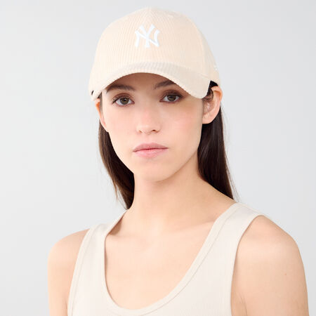 NEW ERA 9FORTY WOMEN NY CORDUROY BEIGE FEMME