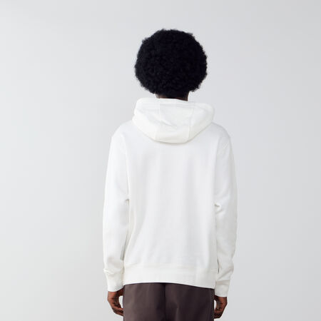 NIKE HOODIE CLUB SMALL LOGO OFF-WHITE MEN