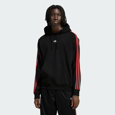 ADIDAS ORIGINALS TIPPED STRIPES HOODIE Black MEN