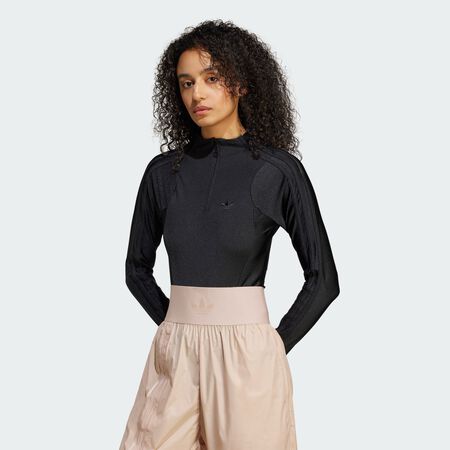 ADIDAS ORIGINALS BODYSUIT 3 STRIPES SUPERNOVA NOIR FEMME