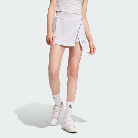 ADIDAS SPORTSWEAR Essentials Color-Pop Cotton Skort Light Grey Heather WOMEN