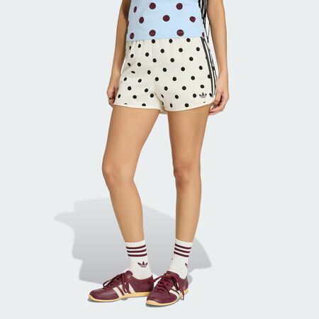 ADIDAS ORIGINALS POLKA DOTS SPRINTER SHORTS Off White WOMEN