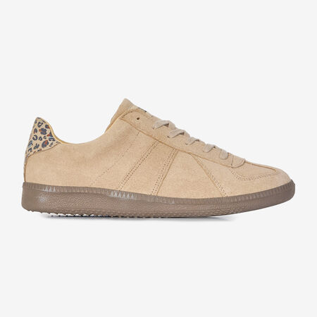 EURO TRAINER LEOPARD : BEIGE/BROWN