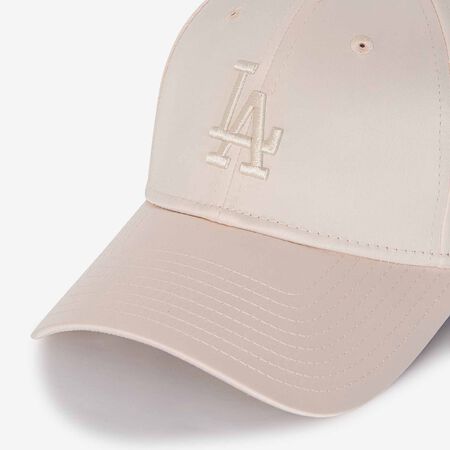 NEW ERA 9FORTY WOMEN LA SATIN LOGO BEIGE WOMEN