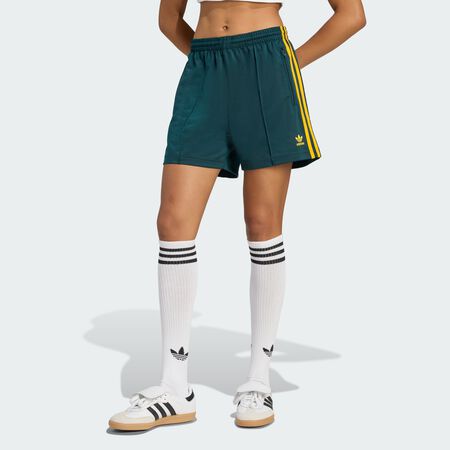 ADIDAS ORIGINALS Short Firebird Aurora Ivy / Crew Yellow FEMME