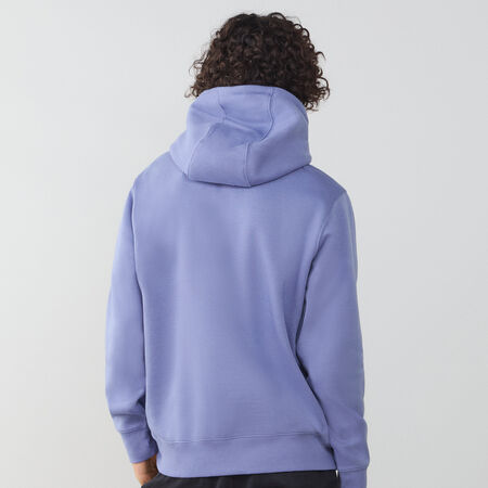 NIKE HOODIE CLUB SMALL LOGO BLEU/BLANC HOMME
