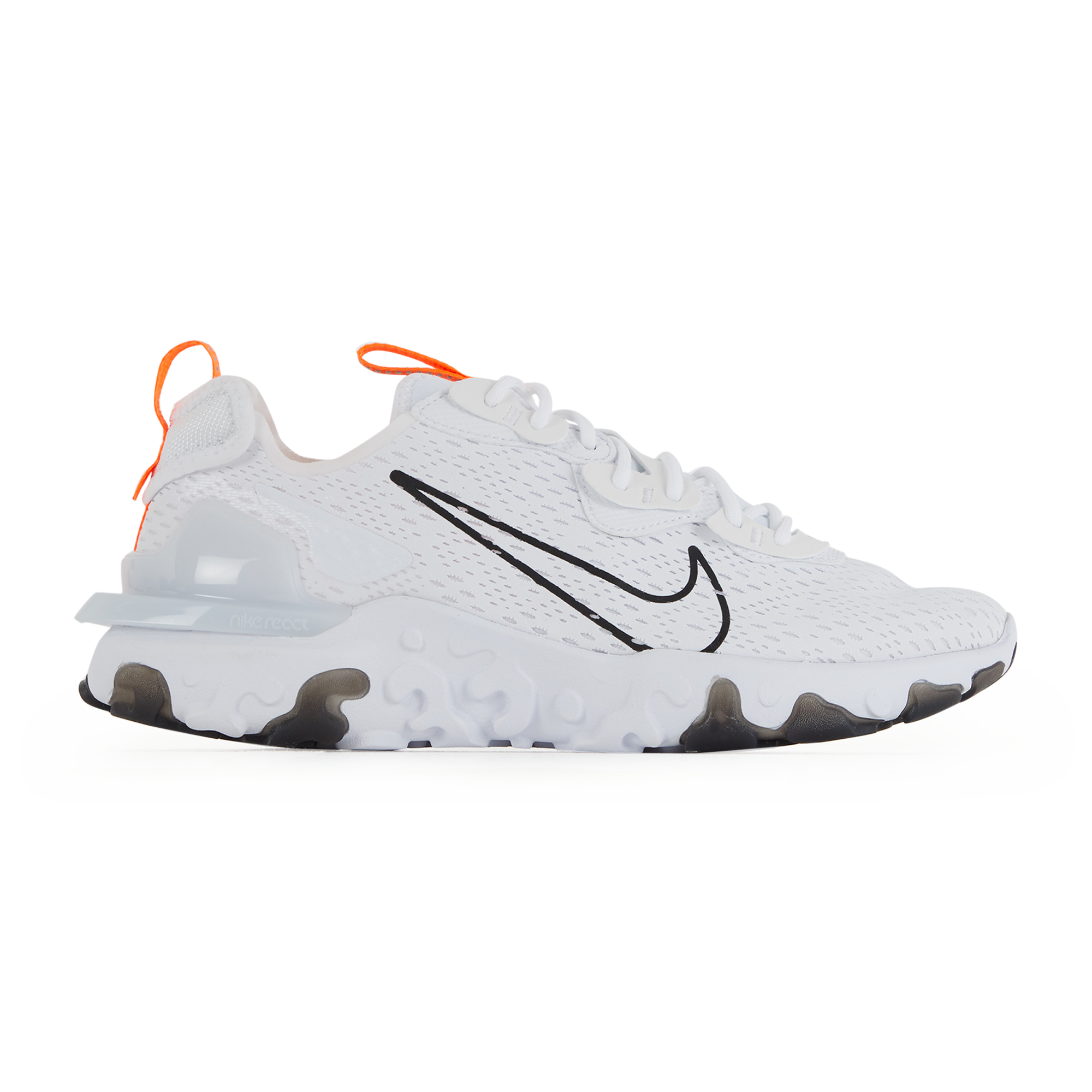 nike react noir et orange