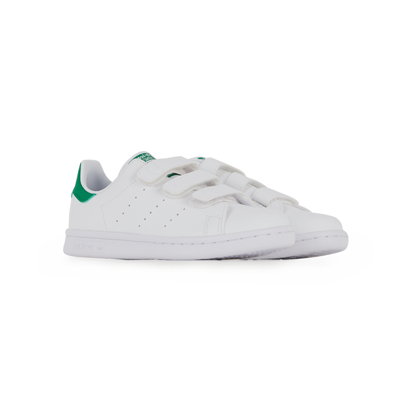 ADIDAS ORIGINALS STAN SMITH CF WHITE GREEN SNEAKERS CHILDREN