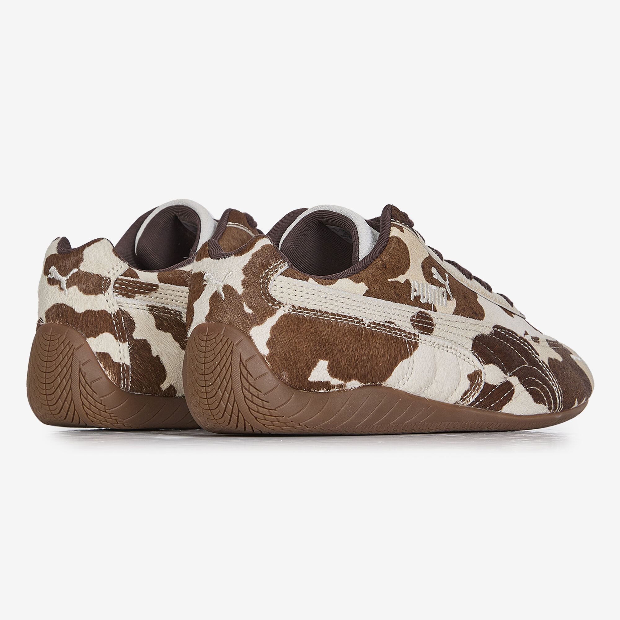 PUMA Sneakers Speedcat Cow Print Femme Chaussures Gum - vue 7