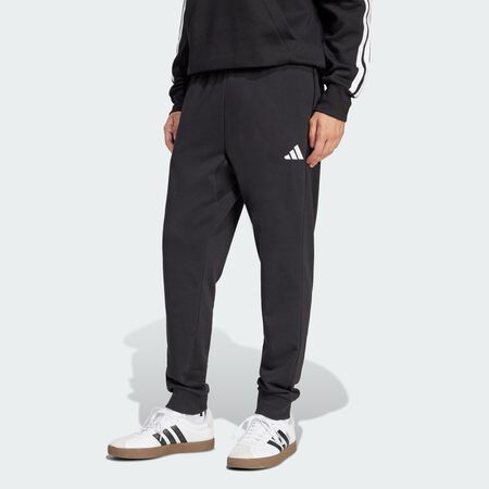 ADIDAS ORIGINALS Essentials Feel Cozy French Terry Pants Black / White MEN