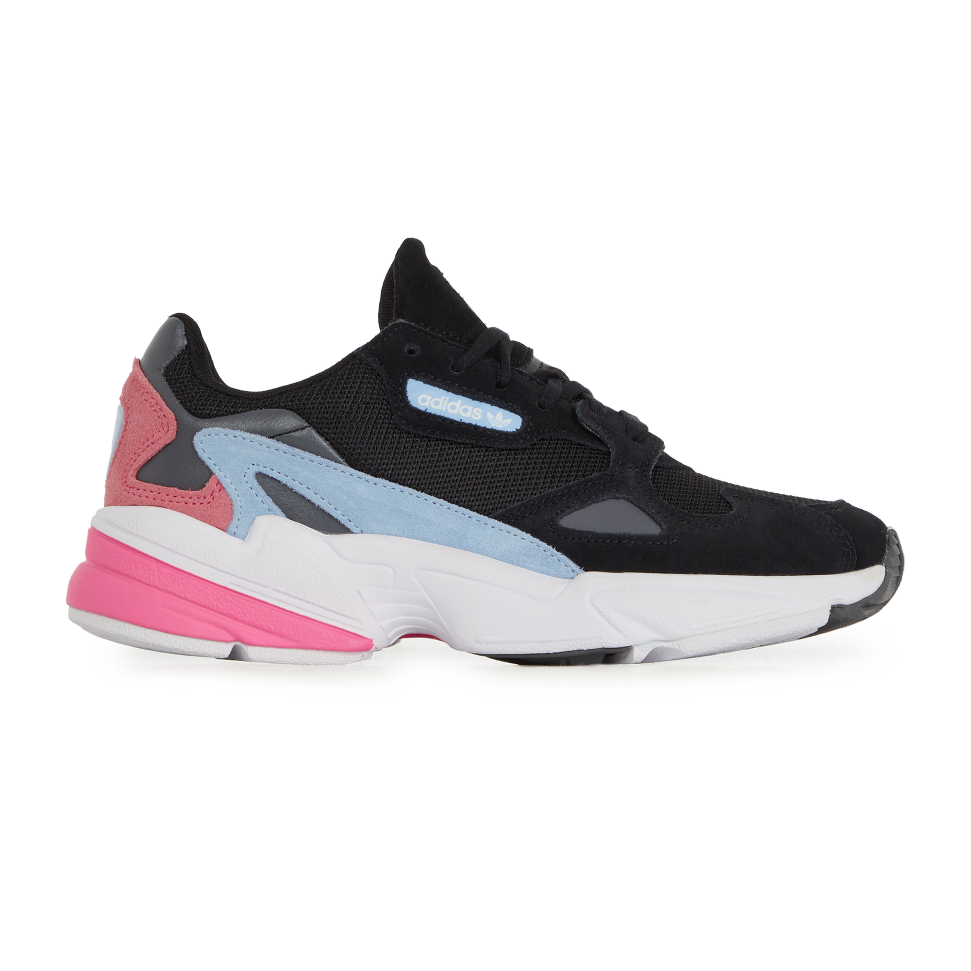 adidas falcon rose et noir