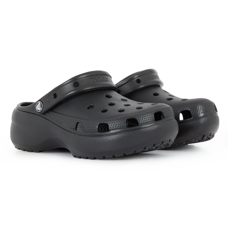 CROCS CLASSIC PLATFORM CLOG NOIR FEMME