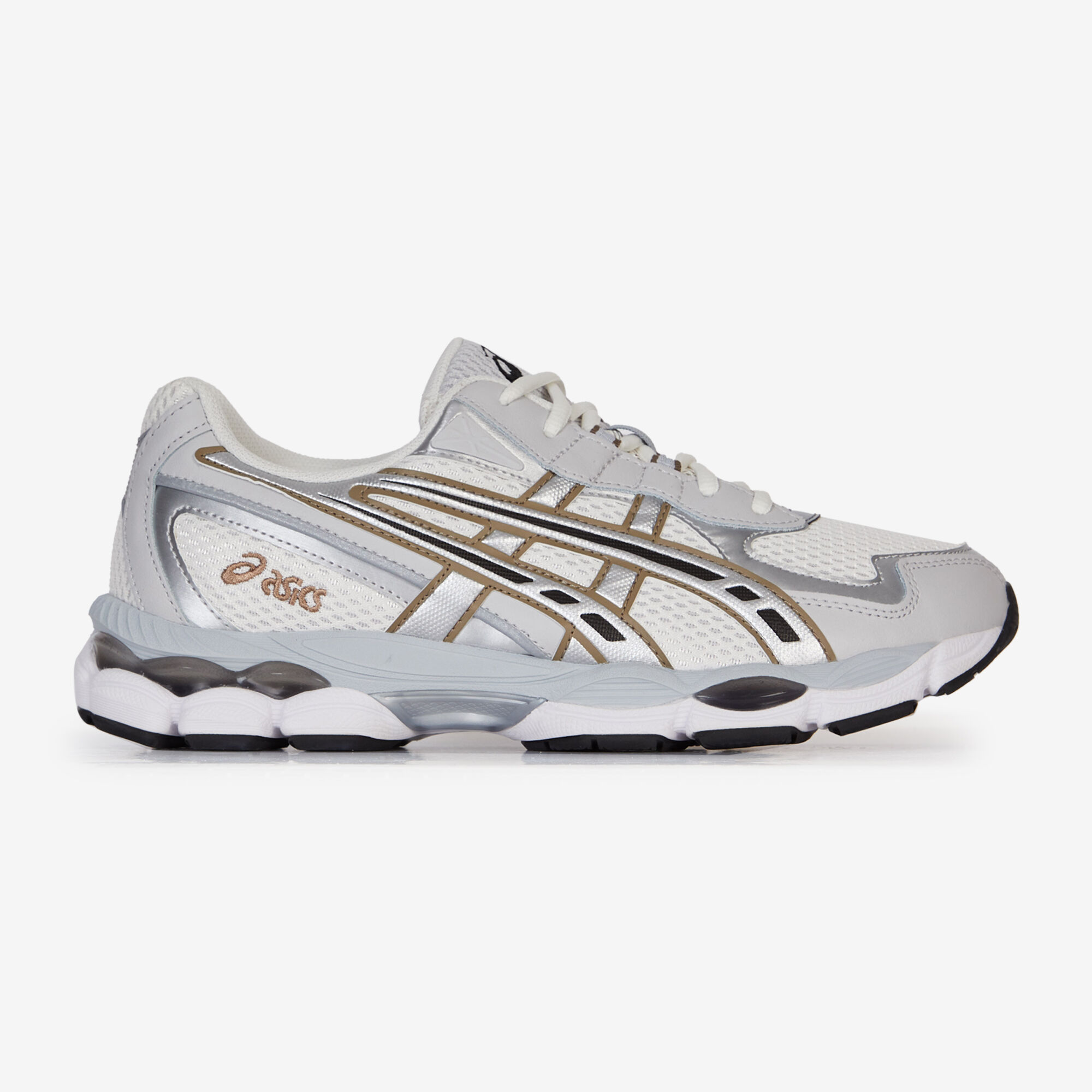 ASICS GEL NYC 2055 SNEAKERS HOMME ARGENT BEIGE LACETS Courir