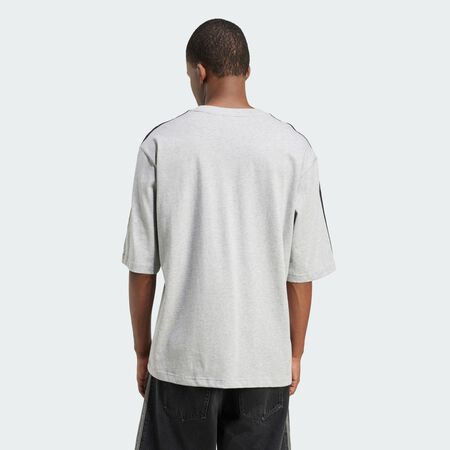 ADIDAS ORIGINALS T-shirt oversize Adicolor Medium Grey Heather / Black HOMME