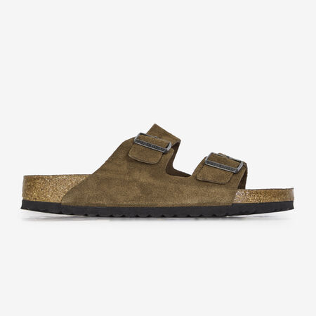 BIRKENSTOCK arizona ARIZONA SUEDE DARK TEA MARRON HOMME