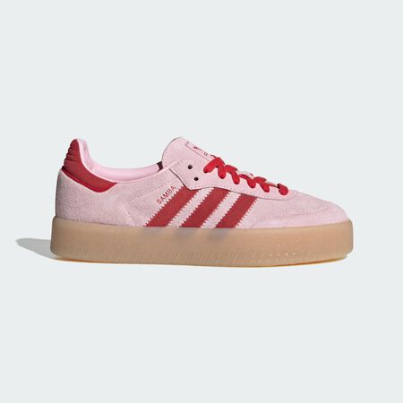 ADIDAS ORIGINALS Sambae Shoes Clear Pink / Better Scarlet / Gum WOMEN