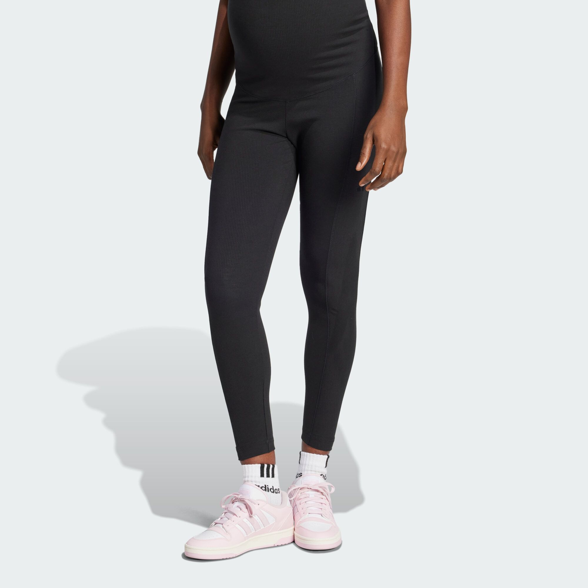 Rib High Waist 7 8 Leggings Maternity