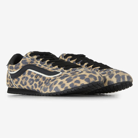VANS SUPER LOWPRO LEOPARD BLACK/BEIGE WOMEN