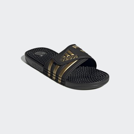 ADIDAS SPORTSWEAR Claquette Adissage Core Black / Gold Metallic / Core Black MIXTE