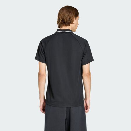 ADIDAS ORIGINALS CHEST STRIPES SLIM POLO Black MEN