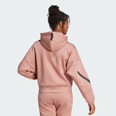 ADIDAS ORIGINALS adidas Z.N.E. Full-Zip Hoodie Warm Clay WOMEN