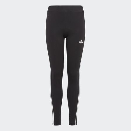 ADIDAS SPORTSWEAR Essentials 3-Stripes Cotton Tights Black / White JUNIOR